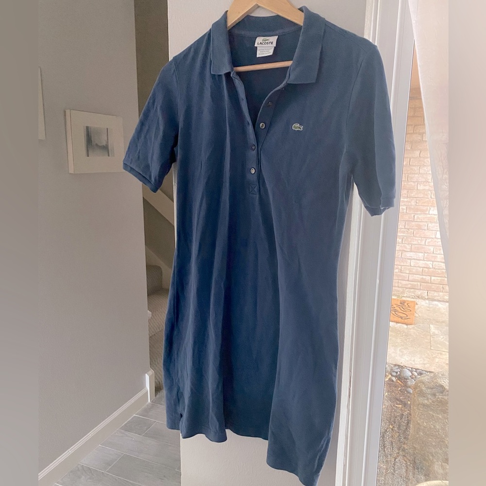 Lacoste blue dress